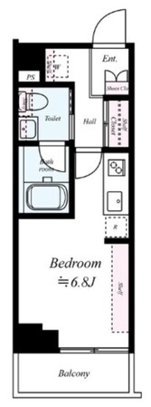 BCITY APARTMENT SHINAGAWA WESTの物件間取画像